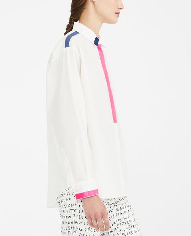  WEEKEND MAX MARA - Áo sơ mi nữ cổ bẻ tay dài Flutterflies 