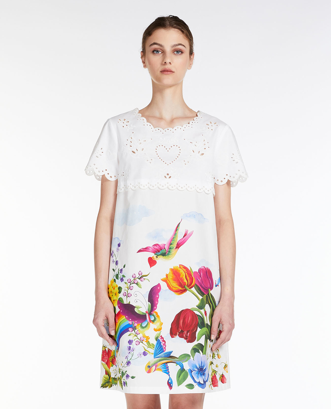 WEEKEND MAX MARA - Đầm mini cổ tròn tay ngắn Bolero