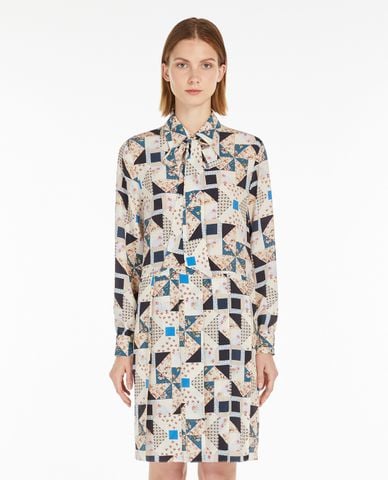  WEEKEND MAX MARA - Đầm sơ mi mini cổ bẻ tay dài Patrik 