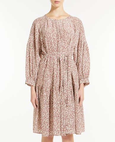  WEEKEND MAX MARA - Đầm midi cổ thuyền tay dài phom suông thời trang 