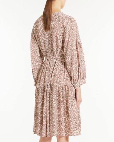  WEEKEND MAX MARA - Đầm midi cổ thuyền tay dài phom suông thời trang 