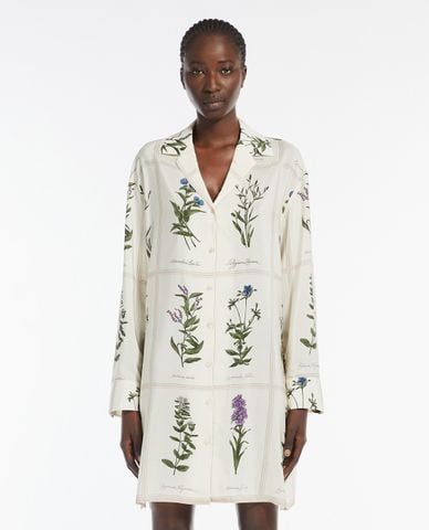  WEEKEND MAX MARA - Đầm sơ mi mini cổ bẻ tay dài Eccesso 