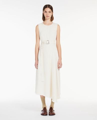  WEEKEND MAX MARA - Đầm xếp li hai dây midi thời thượng Affari 