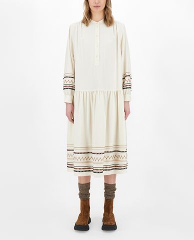  WEEKEND MAX MARA - Đầm midi phom suông hạ eo Grisaille 