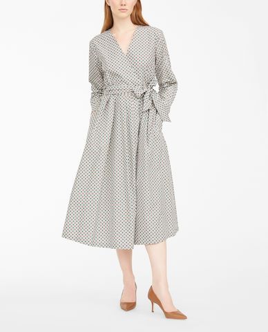  WEEKEND MAX MARA - Đầm midi tay dài cổ V thời trang 