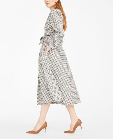  WEEKEND MAX MARA - Đầm midi tay dài cổ V thời trang 
