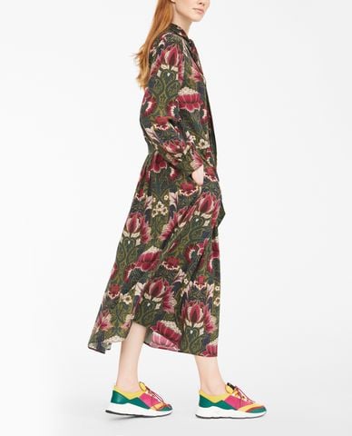  WEEKEND MAX MARA - Đầm midi phom suông tay dài hiện đại 