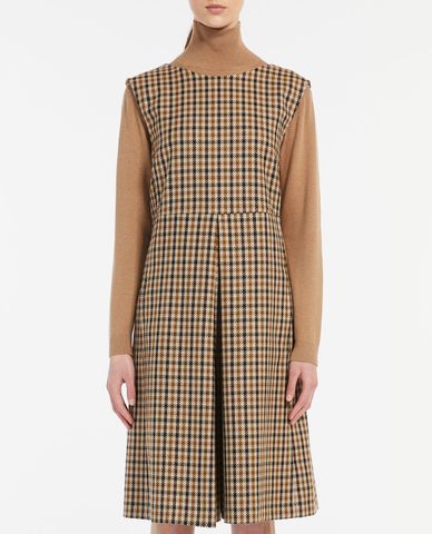  WEEKEND MAX MARA - Đầm midi phom suông xếp li Humour 