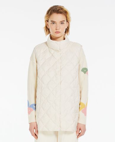  WEEKEND MAX MARA - Áo khoác phao dáng gilet cổ trụ Balco 