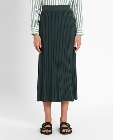  WEEKEND MAX MARA - Chân váy midi xếp li thời trang Flutterflies Knit 