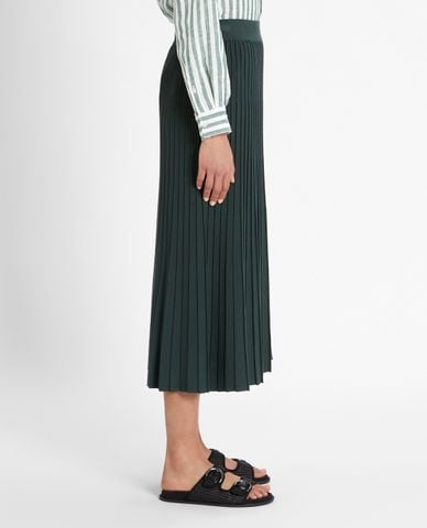  WEEKEND MAX MARA - Chân váy midi xếp li thời trang Flutterflies Knit 
