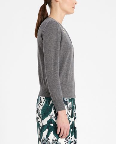  WEEKEND MAX MARA - Áo cardigan nữ tay dài Cashmere And Wool Yarn 