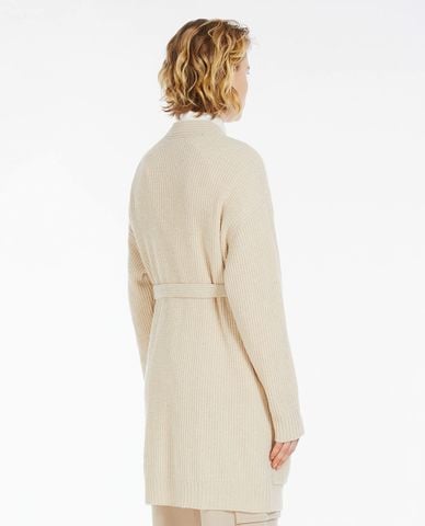  WEEKEND MAX MARA - Áo khoác cardigan dáng dài cổ V tay dài Baiocco 