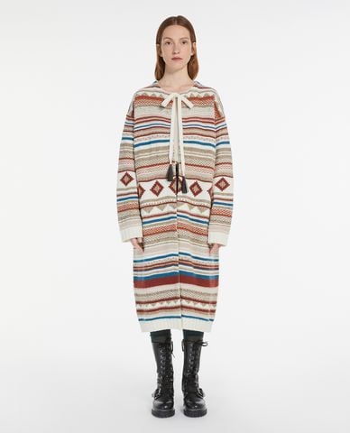  WEEKEND MAX MARA - Áo khoác cardigan nữ dáng dài Divina 