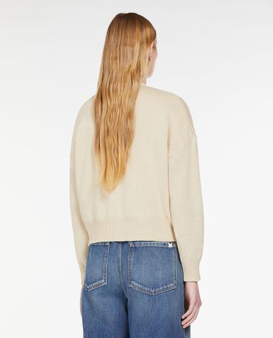  WEEKEND MAX MARA - Áo khoác cardigan cổ V phối hoạ tiết hoa Teulada 