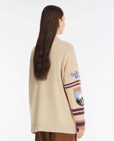  WEEKEND MAX MARA  - Áo khoác cardigan nữ cổ V tay dài Cairo 