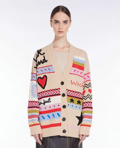  WEEKEND MAX MARA - Áo khoác cardigan nữ dáng ngắn Alcazar 