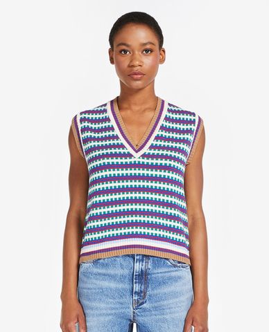  WEEKEND MAX MARA - Áo khoác gilet nữ cổ V Bosh 