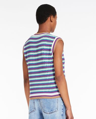  WEEKEND MAX MARA - Áo khoác gilet nữ cổ V Bosh 