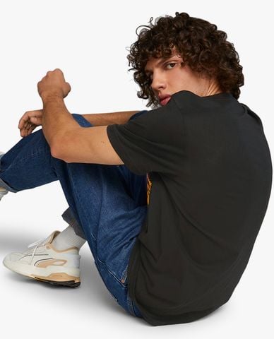  PUMA - Áo thun nam cổ tròn tay ngắn SWxP Graphic 