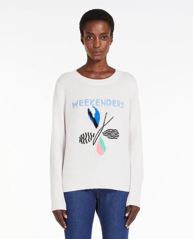  WEEKEND MAX MARA - Áo sweater nữ tay dài cổ tròn Erivan 