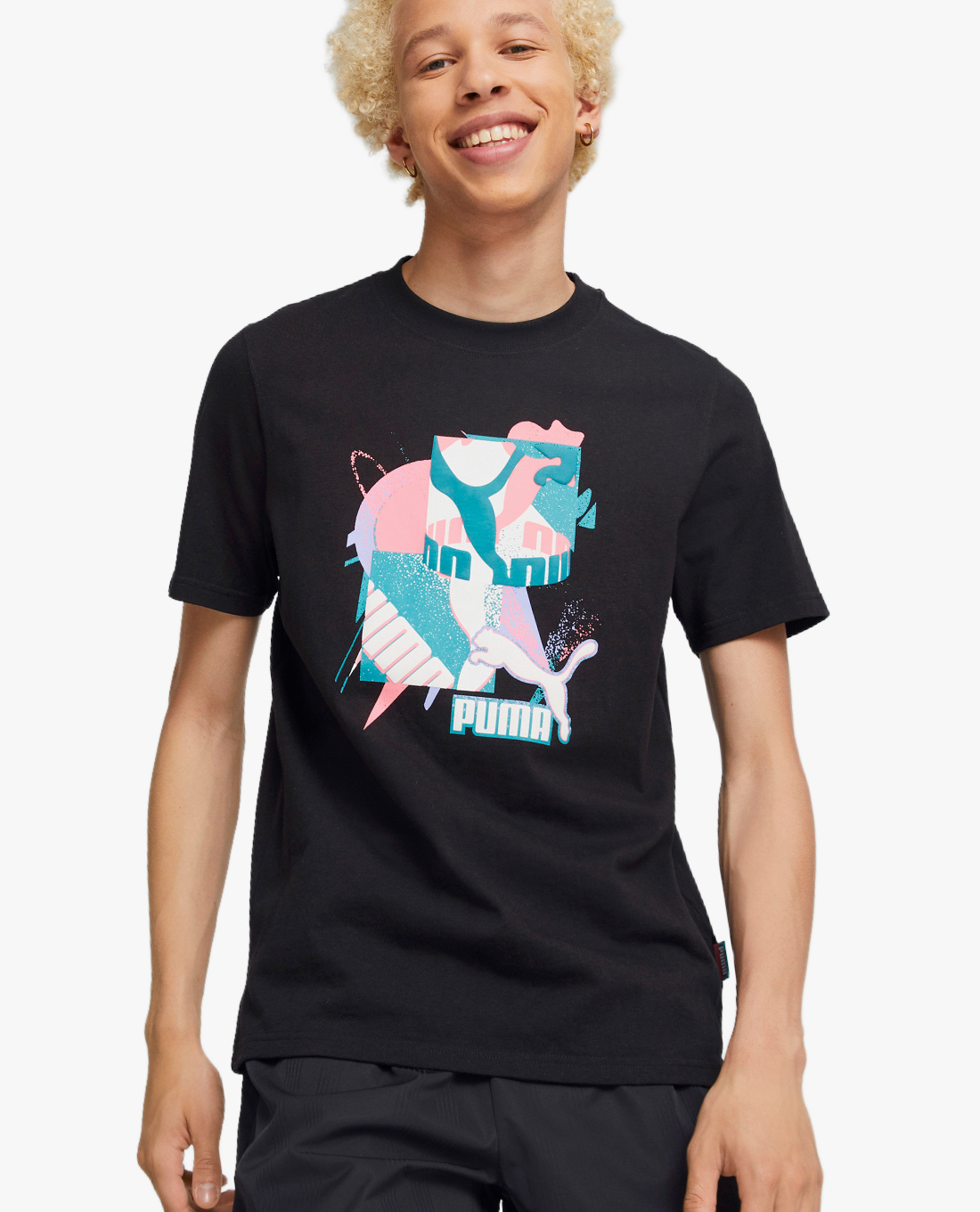 PUMA - Áo thun nam cổ tròn tay ngắn Fandom Graphic
