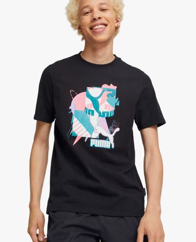  PUMA - Áo thun nam cổ tròn tay ngắn Fandom Graphic 