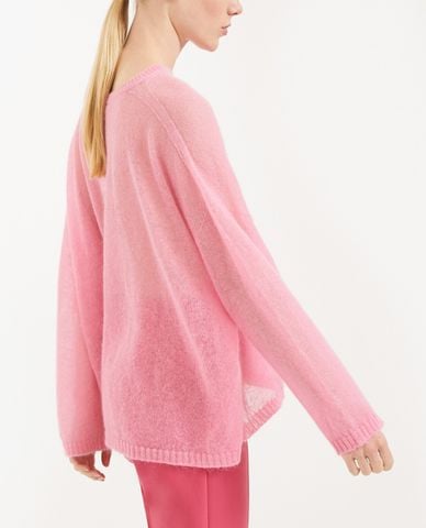  WEEKEND MAX MARA - Áo sweater nữ cổ tròn tay dài phom suông Pontida 