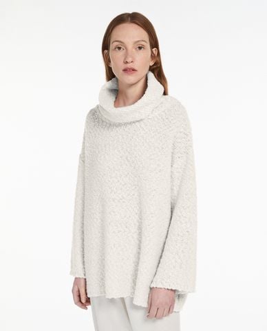  WEEKEND MAX MARA - Áo khoác lông nữ tay cổ lọ dài Mister 