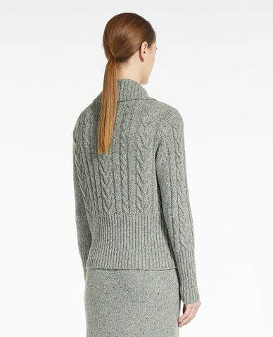  WEEKEND MAX MARA - Áo dệt kim nữ cổ bẻ tay dài Savio 