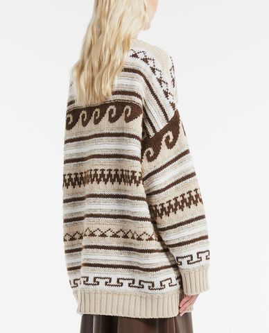  WEEKEND MAX MARA - Áo sweater nữ tay dài cổ tròn Dizzy 