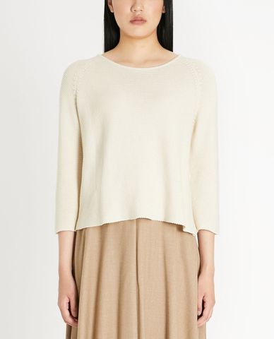  WEEKEND MAX MARA - Áo dệt kim nữ tay lỡ phom suông hiện đại 