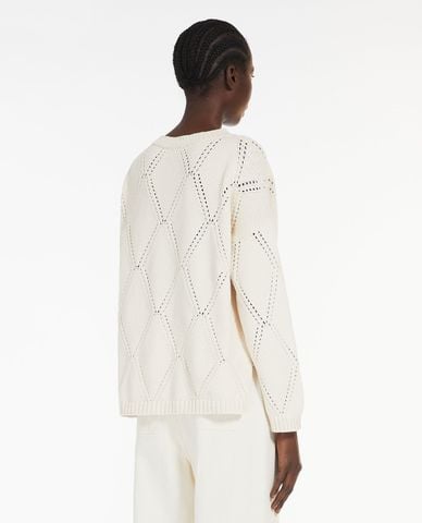  WEEKEND MAX MARA - Áo sweater nữ tay dài cổ tròn Abbozzi 