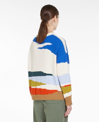  WEEKEND MAX MARA - Áo sweater nữ cổ tròn tay dài Faglia 