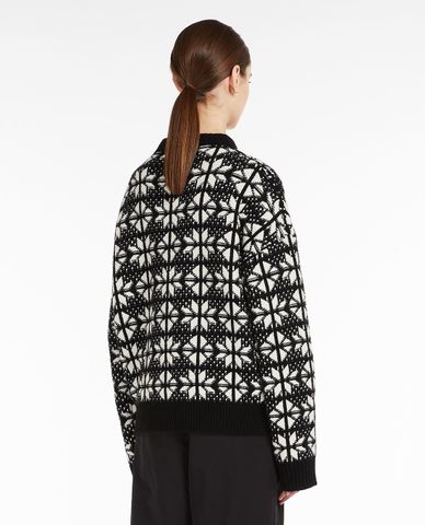  WEEKEND MAX MARA - Áo sweater nữ tay dài cổ tròn Golden 