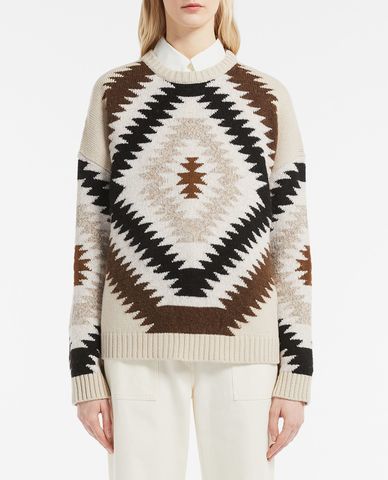  WEEKEND MAX MARA - Áo sweater nữ tay dài cổ tròn Arlem 