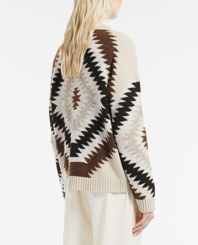  WEEKEND MAX MARA - Áo sweater nữ tay dài cổ tròn Arlem 