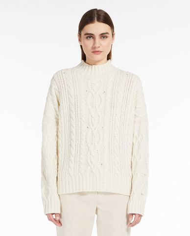  WEEKEND MAX MARA - Áo sweater nữ tay dài cổ trụ Colibri 