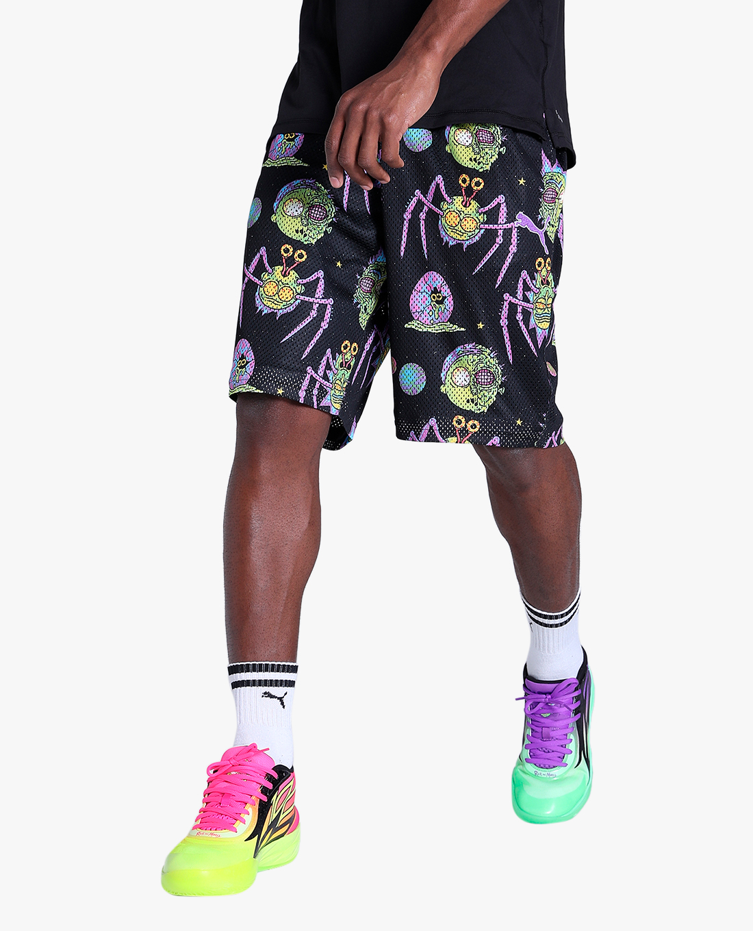 PUMA - Quần short tập luyện nam PUMA x RICK AND MORTY