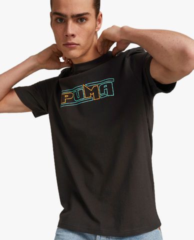  PUMA - Áo thun nam cổ tròn tay ngắn SWxP Graphic 