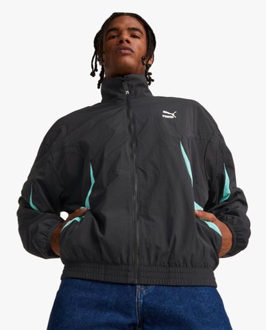  PUMA - Áo khoác thể thao nam cổ trụ SWxP Track 