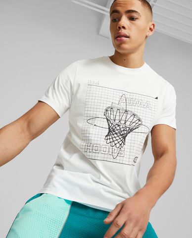  PUMA - Áo thun nam cổ tròn tay ngắn Clear Out 