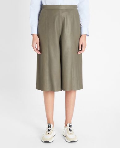  WEEKEND MAX MARA - Quần lửng nữ ống rộng lưng cao Nappa 