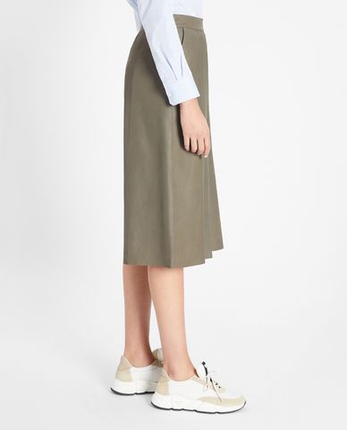  WEEKEND MAX MARA - Quần lửng nữ ống rộng lưng cao Nappa 