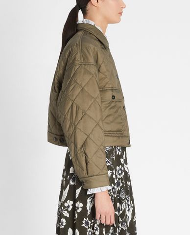  WEEKEND MAX MARA - Áo khoác nữ cổ bẻ tay dài phối túi thời trang 