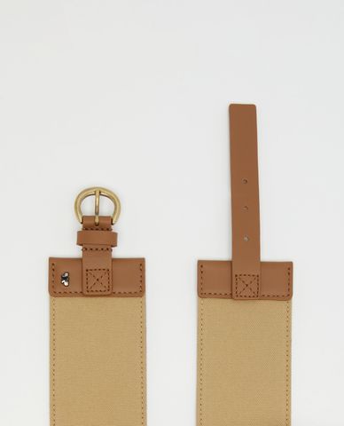  WEEKEND MAX MARA - Thắt lưng nữ khóa cài kim loại bản rộng thời trang 