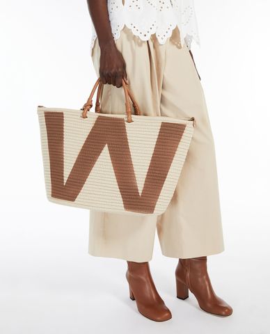  WEEKEND MAX MARA - Túi tote nữ hình thang Raid 