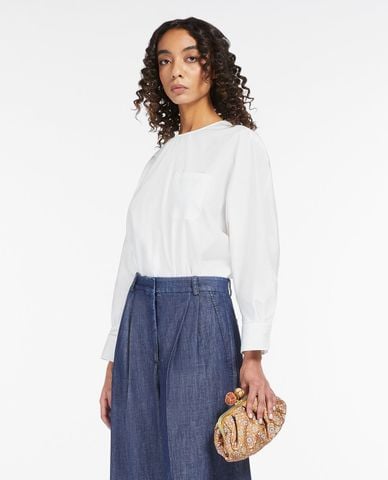  WEEKEND MAX MARA - Clutch nữ phom hình oval Jacquard Pasticcino Treasure 