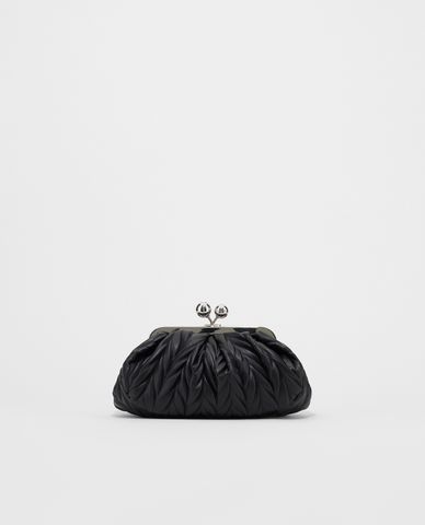  WEEKEND MAX MARA - Clutch nữ khóa tròn Pasticcino 