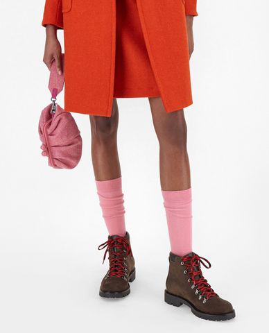  WEEKEND MAX MARA - Clutch nữ khóa tròn hiện đại 